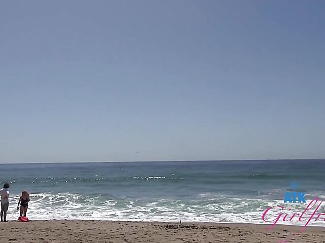 Bella Luna is your new ATK girlfriend with natural pierced tits