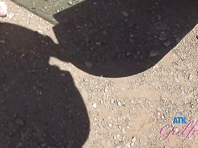 Bella Luna is your new ATK girlfriend with natural pierced tits