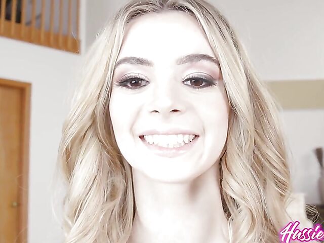 Molly Little is a small tits teen with a horny pussy