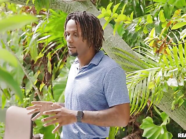 Busty ebony Advoree is totally addicted to cock