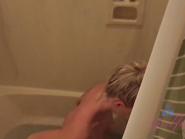 Bath and shower shaving pussy compilation