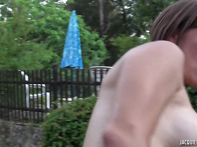 Outdoor anal with the gardener featuring Marie Galant aka Marie LumaCarie