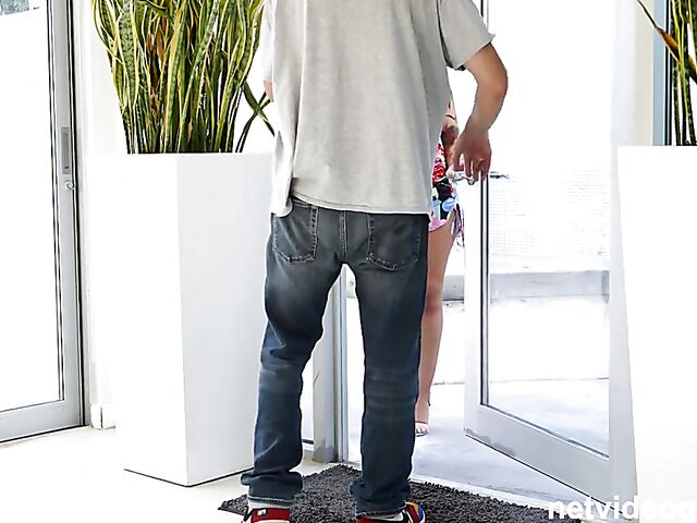 Calendar casting POV with bright hair model Luna