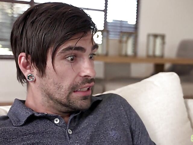 Two girls one guy trio fuck with cute young Kyler Quinn and Lily Larimar