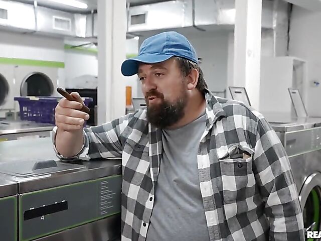 Lesbian scissoring and pussy licking in the laundry room with Lake Blossom, Clara Trinity and Leila Larocco