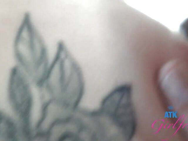 POV sex with tattoo-covered ATK girl Sage Fox