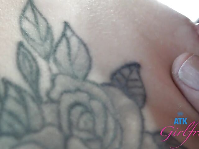 POV sex with tattoo-covered ATK girl Sage Fox