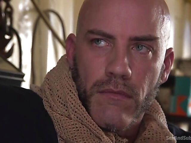 Outdoor bondage sex with big boobed Ivy Lebelle