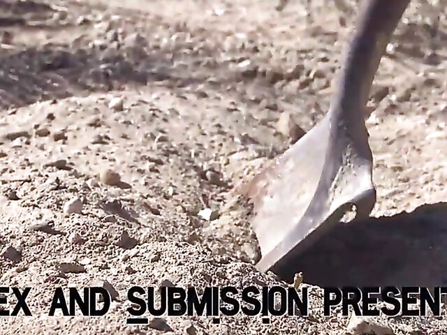 Outdoor bondage sex with big boobed Ivy Lebelle