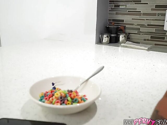 Young asian chick Yumi Sin sucks and fucks her white stepdaddy