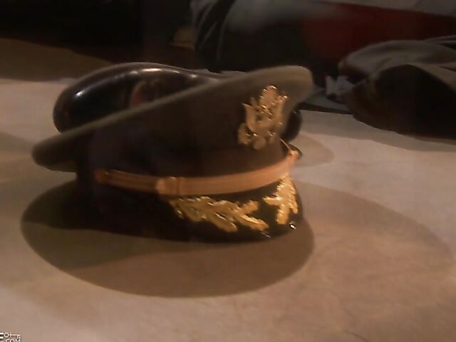 Army girl Max Mikita gets her shaved asian pussy licked and fucked in red stockings