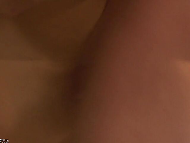 Army girl Max Mikita gets her shaved asian pussy licked and fucked in red stockings