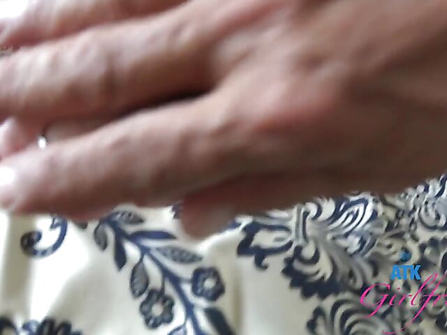 Blonde Kay Lovely gets her tight shaved pussy creamed POV style