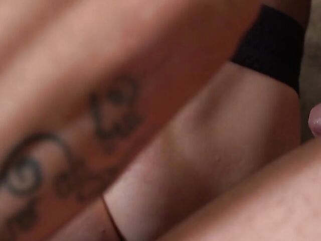 Pink-haired MILF over 40 Vikky Shy goes at it