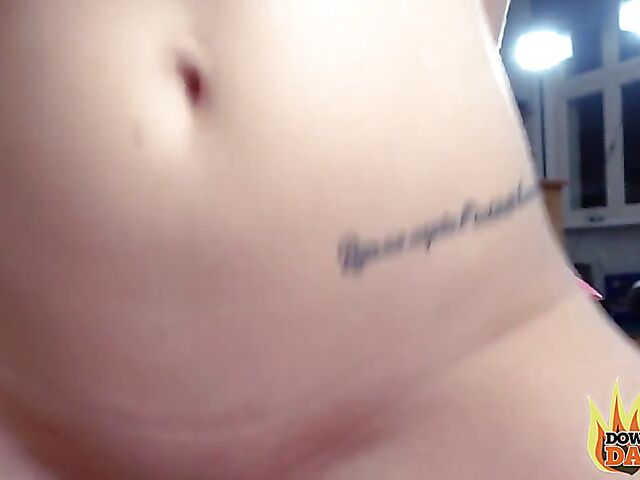 Nelly Kent - Brunette with natural tits POV fuck date