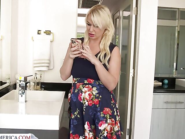 London River - Big tits MILF seduces boy