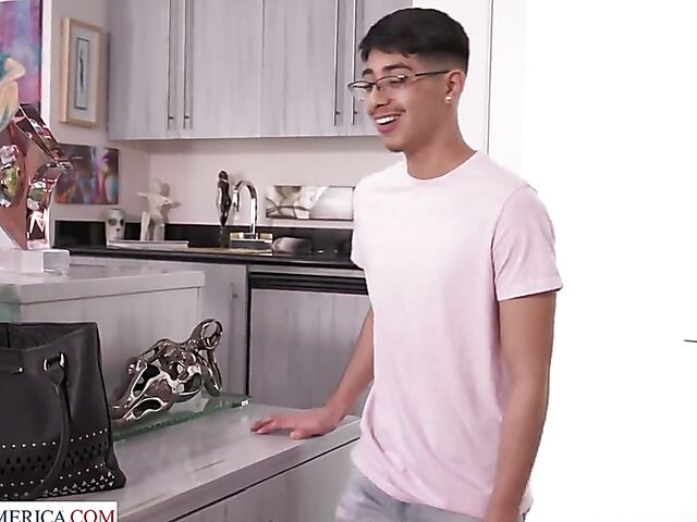 London River - Big tits MILF seduces boy