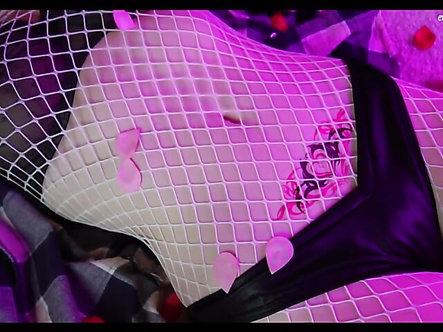 Enafox - Kinky big tits catgirl with glasses blowjob POV