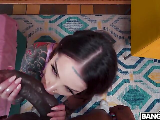 POV BBC fuck with tattoo girl Valerica Steele