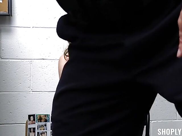 Octavia Red is a cute shoplifter with big natural boobs