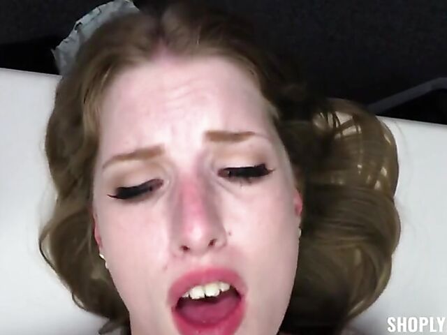 Octavia Red is a cute shoplifter with big natural boobs