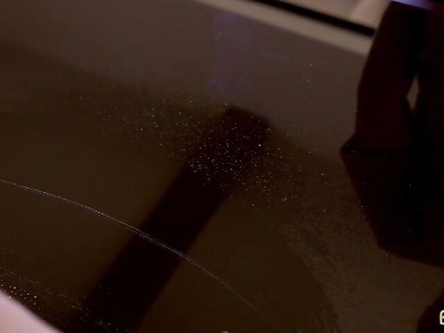 Petite teen Aria Valencia seduces her stepbrother with her small tits