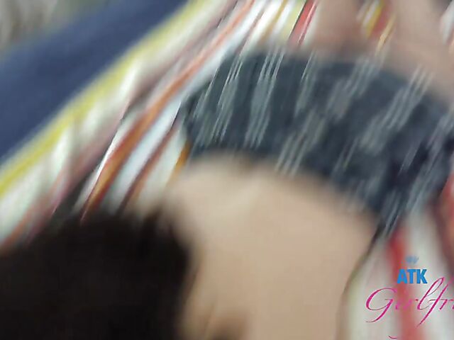 Skirt sex POV with smoking schoolgirl Corra Cox