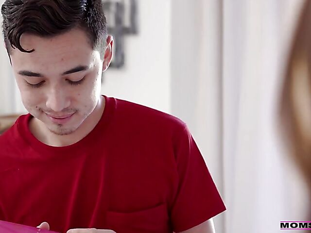 Natasha Nice - Busty mom and son Mother's Day fuck