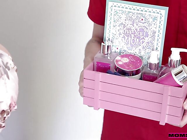 Natasha Nice - Busty mom and son Mother's Day fuck