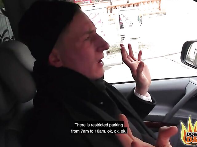 Car fuck with german MILF slut Melina Pure