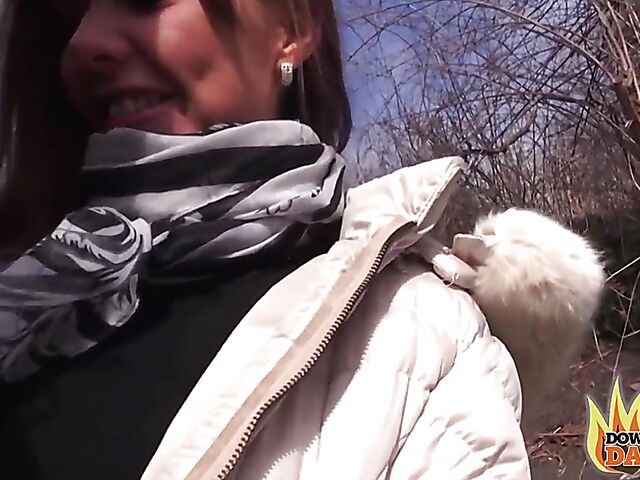 Car fuck with german MILF slut Melina Pure