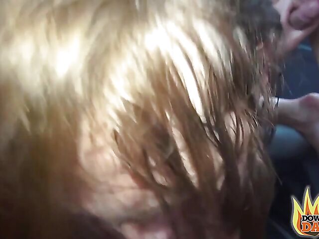 Car fuck with german MILF slut Melina Pure