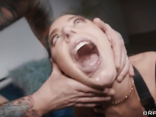 Busty brunette Angela White gets pounded hard