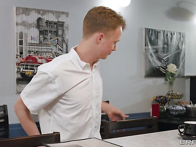 Boy milf anal at the restaurant with Syren De Mer and Jimmy Michaels