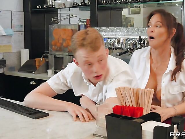 Boy milf anal at the restaurant with Syren De Mer and Jimmy Michaels