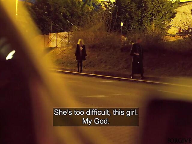 Sinful MILF having blindfolded sex for money with a fake priest