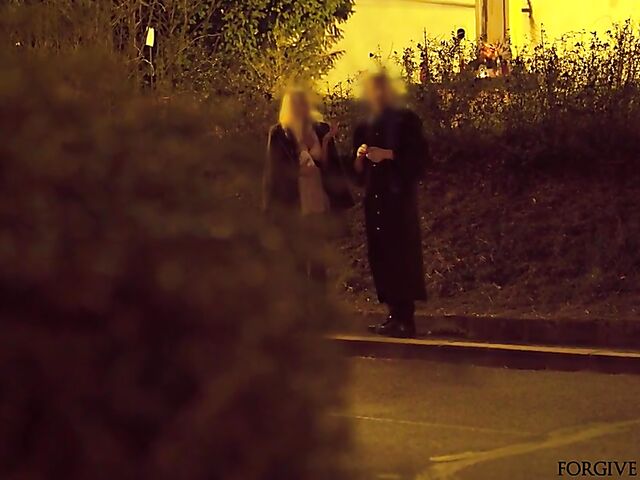 Sinful MILF having blindfolded sex for money with a fake priest