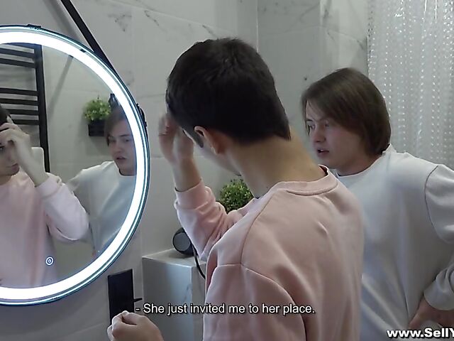 Russian cuckold anal porn with skinny Angie