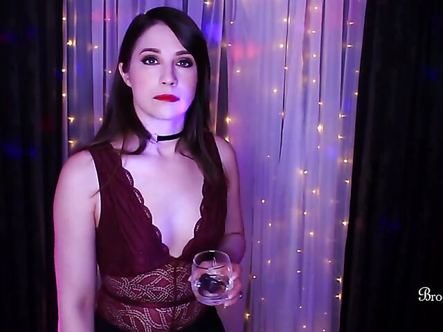 JOI humiliation in the club with naughty Brookelynne Briar