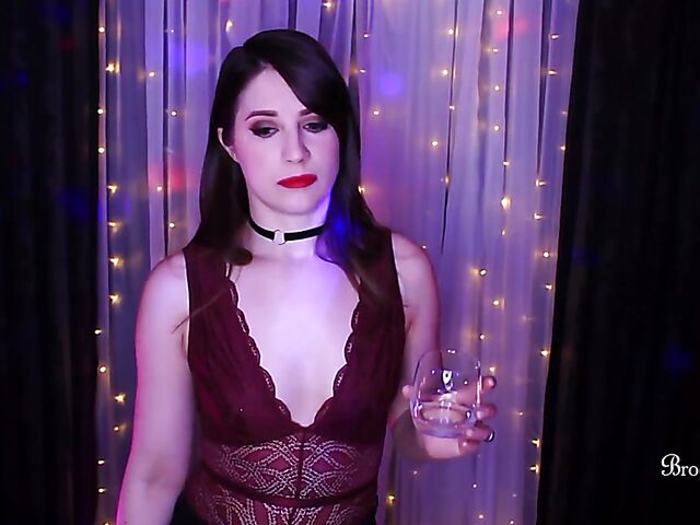 JOI humiliation in the club with naughty Brookelynne Briar