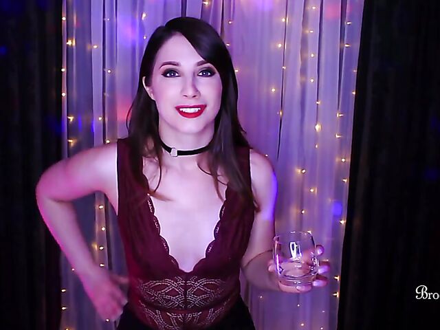 JOI humiliation in the club with naughty Brookelynne Briar