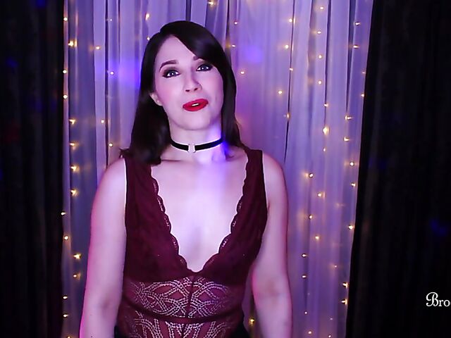 JOI humiliation in the club with naughty Brookelynne Briar