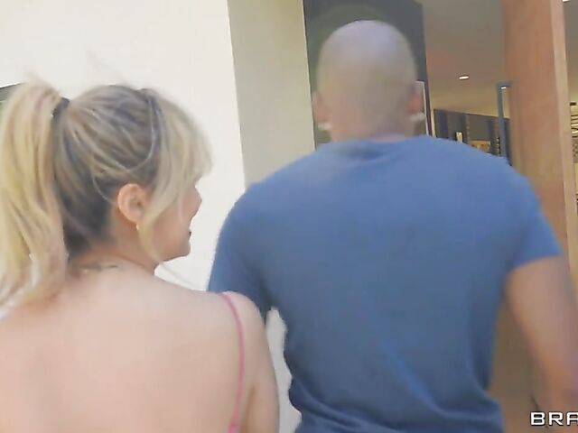 Outdoor yoga and threesome interracial fuck with Pristine Edge and Chloe Surreal