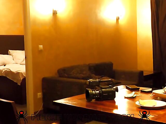 Pierre Woodman anal drills masked Amyna Black