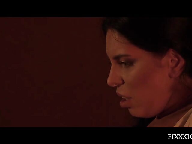 Medieval blind warrior and sexy village girl Kira Queen standing doggystyle hard and rough