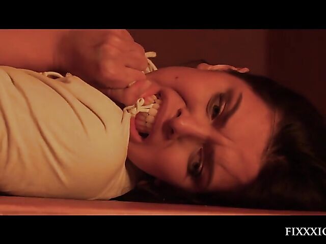 Medieval blind warrior and sexy village girl Kira Queen standing doggystyle hard and rough