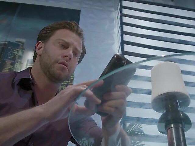 All natural April Olsen has a good time with Seth Gamble