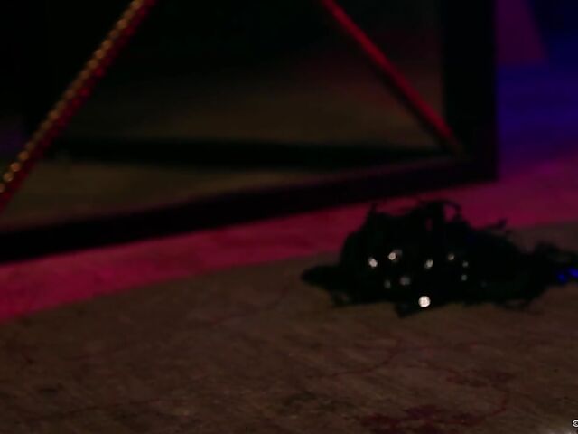 Sexy fishnet solo with sensual pin up babe Gianna Dior