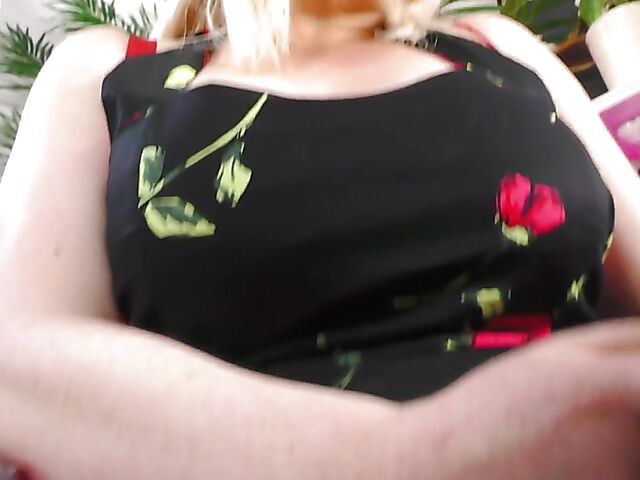 Chubby mom Jessie dildoing her snatch next to the piano