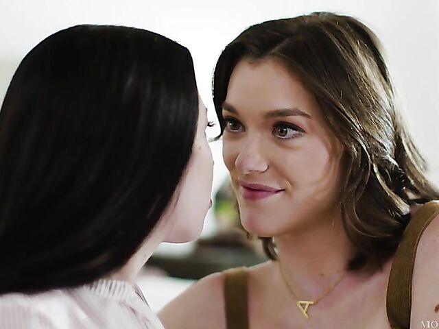 Love triangle and passionate lesbian sex between Alex Coal, Anny Aurora and Spencer Bradley
